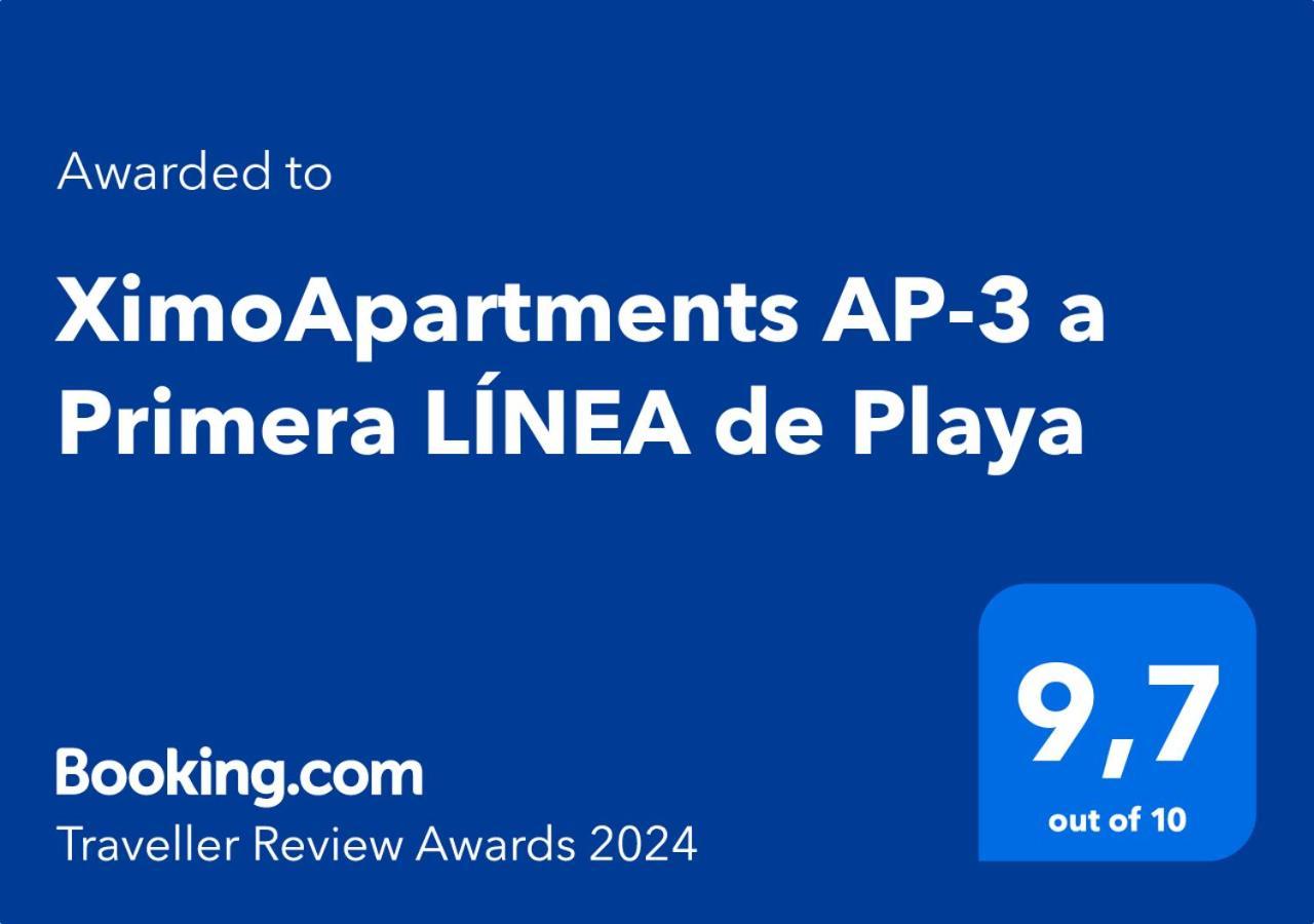 Ap-3 Ximoapartments A Primera Linea Playa & Chimenea Oliva Kültér fotó